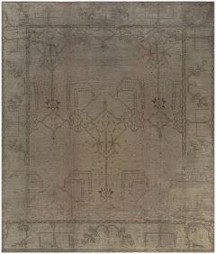 Handmade Antique Turkish Oushak Rug - 2450227