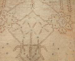 Handmade Antique Turkish Oushak Rug - 2450228