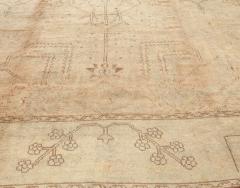 Handmade Antique Turkish Oushak Rug - 2450231