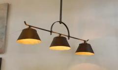 Handmade Custom Three Light Hanging Lucas Fixture - 2495211