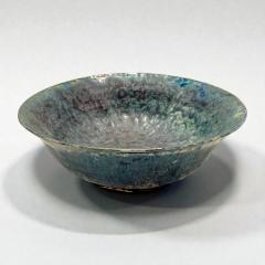Handmade Dark Blue Green Ceramic Bowl - 4450227