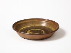 Handmade Glazed Stoneware Plate United States c 1950 - 4082981