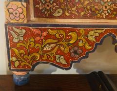 Handmade Moucharabeih Vintage Moroccan Mirror with Two Doors - 1330963