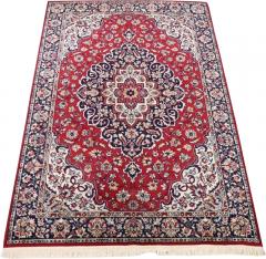 Handmade Persian Kashan Rug 1980s - 3521203