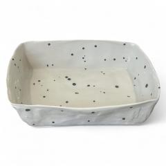 Handmade Rectangular Porcelain Dish - 4243041
