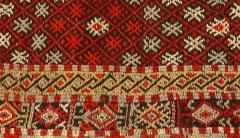 Handmade Vintage Rag Rug - 2442557