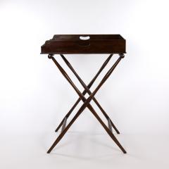 Handsome Mahogany Butler s Tray on Stand - 1358096