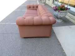 Handsome Mid Century Modern Dunbar Style Chesterfield Tufted Party Sofa - 1612943