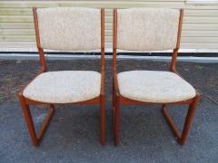 Handsome Set of 6 Danish Benny Linden Teak Dining Chairs Mid Century Modern - 1465128