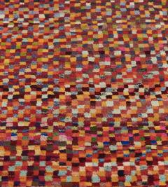 Handwoven Deep Pile Colorful Contemporary Deco Rug - 2380728
