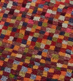 Handwoven Deep Pile Colorful Contemporary Deco Rug - 2380747