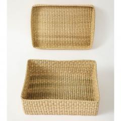 Handwoven Lidded Storage Basket - 4046723