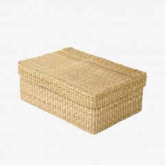 Handwoven Lidded Storage Basket - 4046725