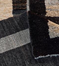 Handwoven Modern Bold Soft Hemp Rug - 2352056