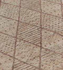 Handwoven Modern Diamond Patterned Rug - 2392206