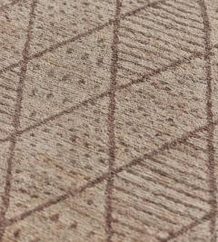 Handwoven Modern Diamond Patterned Rug - 2392209