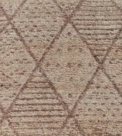 Handwoven Modern Diamond Patterned Rug - 2392210