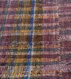 Handwoven Plaid Wool Flatweave - 2392227