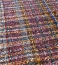 Handwoven Plaid Wool Flatweave - 2392230