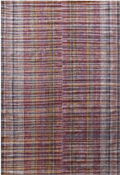 Handwoven Plaid Wool Flatweave - 2392407