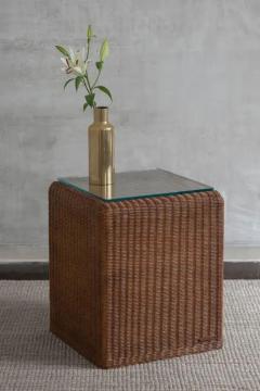 Handwoven Rattan Sidetable Edizioni Molto - 4148017