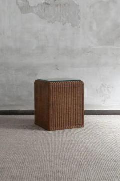 Handwoven Rattan Sidetable Edizioni Molto - 4148018