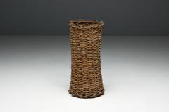 Handwoven Rural Baskets France 19th Century - 4243990