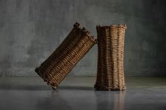 Handwoven Rural Baskets France 19th Century - 4243994