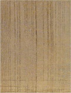 Handwoven Soft Hemp Finely Knotted Rug - 2370892