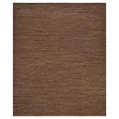 Handwoven Wool Contemporary Flat Weave Rug - 2406355