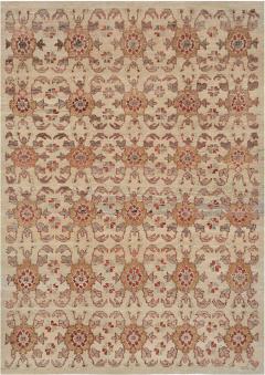 Handwoven Wool Floral Turkish Deco Rug - 2370898