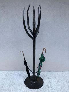 Handwrought Cactus Coat Hall Tree Umbrella Stand Entrance Sculpture - 1735818