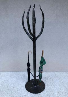 Handwrought Cactus Coat Hall Tree Umbrella Stand Entrance Sculpture - 1735831