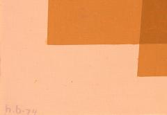Hannes Beckmann Color Study for Double Shadows over Yellow - 200384
