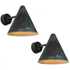 Hans Agne Jakobsson 1950s Hans Agne Jakobsson Tratten Outdoor Sconces - 1086724