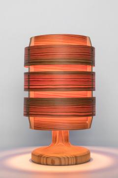 Hans Agne Jakobsson 1960s Hans Agne Jakobsson Wood Table Lamp for AB Ellysett - 601547