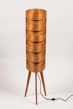 Hans Agne Jakobsson 1960s Hans Agne Jakobsson Wood Tripod Floor Lamp for AB Ellysett - 2770201