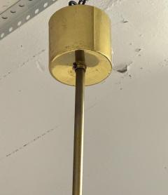 Hans Agne Jakobsson 2 Scandinavian Modern Brass Smoked Glass Chandeliers by Hans Agne Jakobsson - 4523452