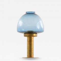 Hans Agne Jakobsson Candlestick In Soft Light Blue Hue by Hans agne Jakobsson 1950s - 4460712
