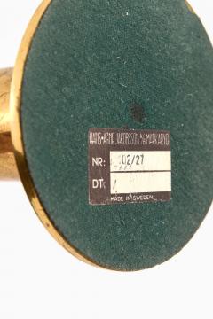 Hans Agne Jakobsson Candlestick In Warm Amber yellow Tone by Hans agne Jakobsson 1950s - 4460285