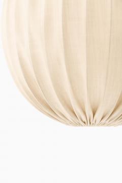 Hans Agne Jakobsson Ceiling Lamp in Brass and Fabric by Hans Agne Jakobsson 1950s - 4555499
