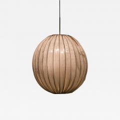 Hans Agne Jakobsson Ceiling Lamp in Brass and Fabric by Hans Agne Jakobsson 1950s - 4555795