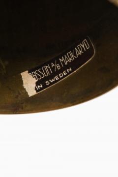 Hans Agne Jakobsson Ceiling Lamp in Brass and Original Glass by Hans Agne Jakobsson 1950s - 4467595