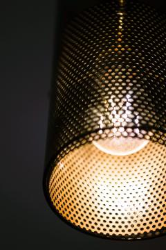 Hans Agne Jakobsson Ceiling Lamp in Brass and Original Glass by Hans Agne Jakobsson 1950s - 4479104