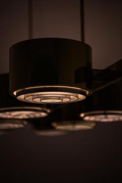 Hans Agne Jakobsson Ceiling Lamp in Brass and Plastic by Hans Agne Jakobsson 1950s - 4564955