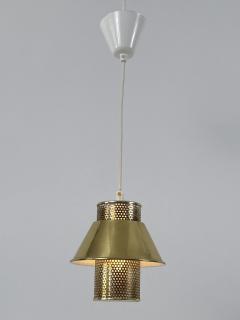 Hans Agne Jakobsson Elegant Pendant Lamp T766 by Hans Agne Jakobsson for AB Markaryd Sweden 1960s - 4524698