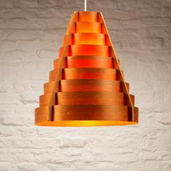 Hans Agne Jakobsson Freja Conical Wooden Pendant Light by Hans Agne Jakobsson Sweden 1960s - 2519048