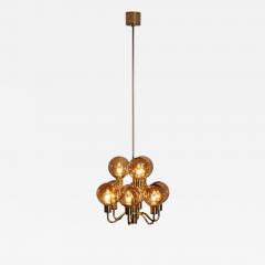 Hans Agne Jakobsson Hans Agne Jakobsson 12 armed Patricia Chandelier for Markaryd Sweden 1960s - 2997644