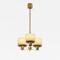 Hans Agne Jakobsson Hans Agne Jakobsson Brass Chandelier for AB Markaryd Sweden 1950s - 2948702
