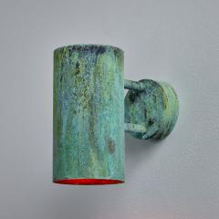 Hans Agne Jakobsson Hans Agne Jakobsson C627 110 Rulle Verdigris Patinated Outdoor Sconce - 3001021